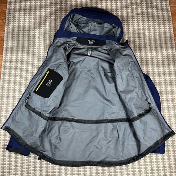 Arc Teryx Theta Ar Jacket 90s 24K Gold Thorn Indigo Men’s Sz M Gore-Tex Rare - Picture 5 of 13